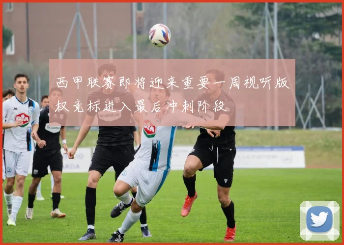 西甲联赛即将迎来重要一周视听版权竞标进入最后冲刺阶段